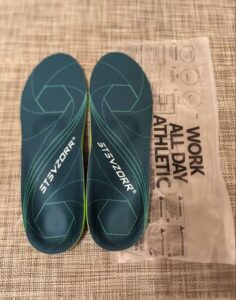Orthopedic Plantar Fasciitis Insoles with Arch Support for Men & Women – Flat Feet Relief Inserts for Work Shoes, Sneakers & Sports Footwear, 127STS Green