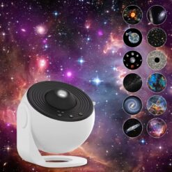360° Galaxy Star Projector Night Light Planetarium Lamp for Kids Bedroom Home Decor and Party Atmosphere