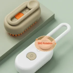 3 in 1 Steam Pet Grooming Brush with Spray Massage Comb for Dogs and Cats Hair Removal