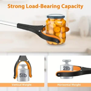 32 Inch Rotating Grabber Reacher Tool with 360° Grip, Lightweight Heavy Duty Multi-Purpose Pick-Up Tool