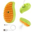 3 in 1 Steam Pet Grooming Brush with Spray Massage Comb for Dogs and Cats Hair Removal