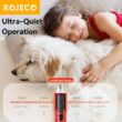 ROJECO Rechargeable Pet Nail Grinder with LED Light – 7 Speed Electric Nail Trimmer for Dogs and Cats