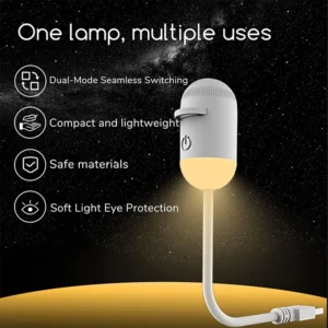 Mini Galaxy Star Projector Night Light 2 in 1 Atmosphere Lamp for Bedroom, Car and Home Decoration