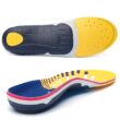 Orthopedic Plantar Fasciitis Insoles with Arch Support for Men & Women – Flat Feet Relief Inserts for Work Shoes, Sneakers & Sports Footwear,127G2-IFI-Yellow