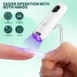 Portable UV Nail Lamp Rechargeable Mini Nail Dryer with Stand for Gel Polish Curing