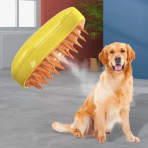 3 in 1 Steam Pet Grooming Brush with Spray Massage Comb for Dogs and Cats Hair Removal