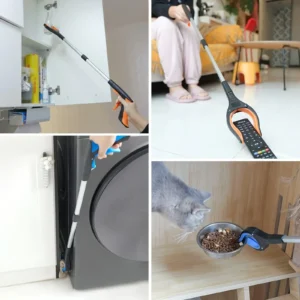 32 Inch Rotating Grabber Reacher Tool with 360° Grip, Lightweight Heavy Duty Multi-Purpose Pick-Up Tool