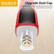 ROJECO Rechargeable Pet Nail Grinder with LED Light – 7 Speed Electric Nail Trimmer for Dogs and Cats