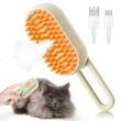 3 in 1 Steam Pet Grooming Brush with Spray Massage Comb for Dogs and Cats Hair Removal
