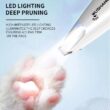 Waterproof Pet Paw Trimmer with LED Light – Low Noise Electric Grooming Clipper for Dog & Cat Face, Feet, Ears and Paw Hair