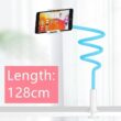 128cm Flexible Phone Holder Stand with 360° Rotating Clamp Mount for Bed, Desk & Headboard – Compatible with 3.5 to 6.7 Inch Phones