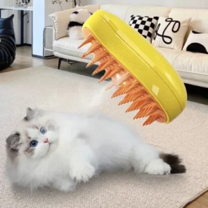 3 in 1 Steam Pet Grooming Brush with Spray Massage Comb for Dogs and Cats Hair Removal