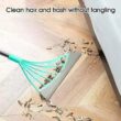 Silicone Rubber Broom Mop with Squeegee for Floor Cleaning Pet Hair and Bathroom Use (1pcs)