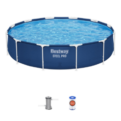 Bestway Steel Pro 12 ft x 30 in Above Ground Pool Set