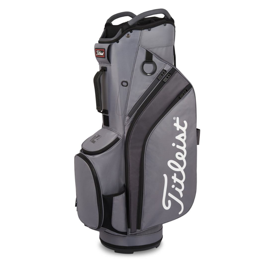 Titleist Cart 14 Lightweight Golf Bag Charcoal Black Titleist Cart 14 Lightweight Golf Bag Charcoal Black