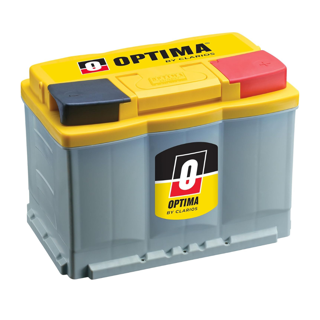 OPTIMA Batteries High Performance DH5 YELLOWTOP Dual Purpose Sealed AGM Car, Truck and SUV Battery, 700 CCA, Maintenance Free, Versatile Mounting, BCI Group Size 47 OPTIMA Batteries High Performance DH5 YELLOWTOP Dual Purpose Sealed AGM Car, Truck and SUV Battery, 700 CCA, Maintenance Free, Versatile Mounting, BCI Group Size 47