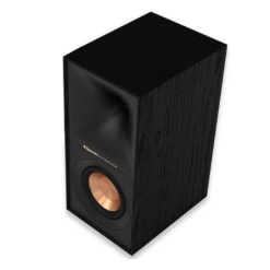 Klipsch Reference Next-Generation R-40M Horn-Loaded Bookshelf Speakers with 4” Spun-Copper Woofers for Best-in-Class Home Theater Sound in Black