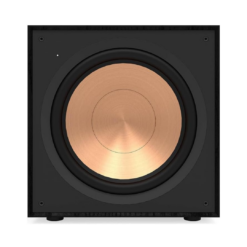 Klipsch Reference Front-Firing Subwoofer with revamped Spun-Copper thermoformed crystalline Polymer woofers