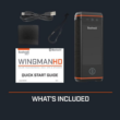 Bushnell Golf Wingman HD GPS Speaker with 3.5" Color Touchscreen, 360° Premium Audio, Visual & Audible Distances