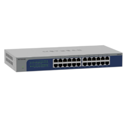 NETGEAR 24-Port Gigabit Ethernet Unmanaged Switch (GS524) – Desktop, Wall or Rack Mount, and Limited Lifetime Protection