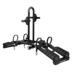 Hollywood Racks Destination 2 Hitch Bike Rack, Transports 2 Bikes up to 35 lbs Each - Lightweight Platform Style Bike Carrier for Car, SUV, or Truck - Secure, Foldable Bicycle Car Racks