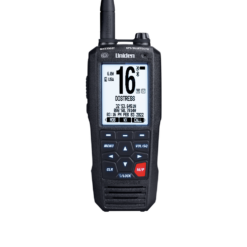 Uniden MHS338BT Floating, Handheld Marine VHF Radio, 6-Watts, GPS and Bluetooth, Submersible IPX8, Emergency Strobe & Flashlight, NOAA Weather Alerts, FM Radio, Chargeing Cradle & Li-ion Battery.