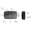 Uniden R4W (new Model) Extreme Long-Range Laser/Radar Detector, Record Shattering Performance, 360° Awareness, Built-in GPS, Wi-Fi, Bluetooth, Voice Alerts, Red Light & Speed Cameras, R/TACH App