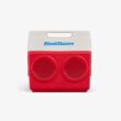 Igloo Kool Tunes Retro Bluetooth Boombox Cooler, 14 Qt Playmate Cooler with Speakers, Red White