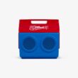 Igloo Kool Tunes Retro Bluetooth Boombox Cooler, 14 Qt Playmate Cooler with Speakers, Blue Red