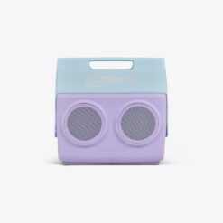 Igloo Kool Tunes Retro Bluetooth Boombox Cooler, 14 Qt Playmate Cooler with Speakers, Lilac