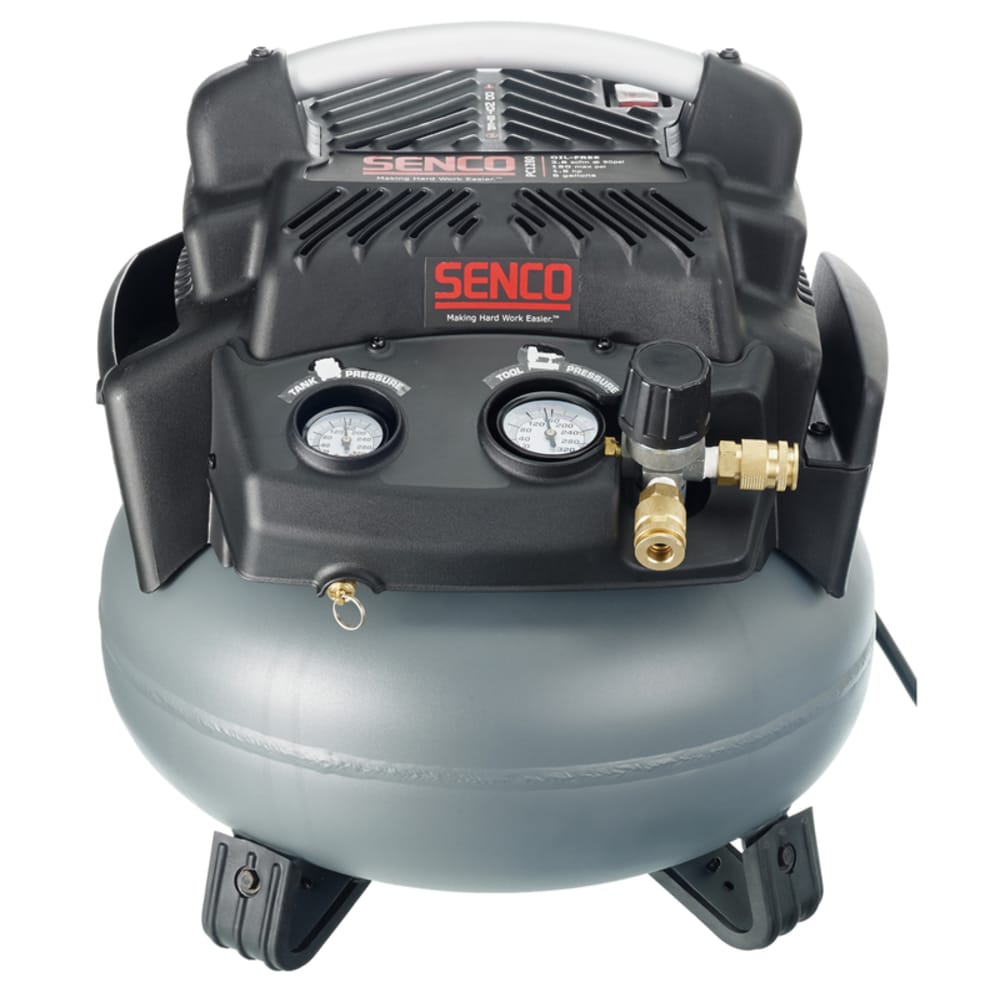 SENCO 6 gal Pancake Portable Air Compressor 150 psi 1.5 HP SENCO 6 gal Pancake Portable Air Compressor 150 psi 1.5 HP