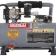 SENCO PC1010 1/2-Horsepower 1-Gallon Finish and Trim Hot Dog Air Compressor Portable Tire Inflator For Car