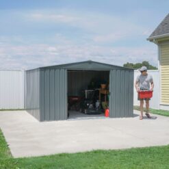 Arrow 10-ft x 10-ft Galvanized steel Metal Storage Shed