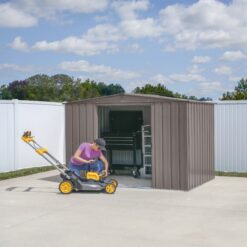 Arrow 8-ft x 6-ft Galvanized steel Metal Storage Shed