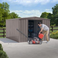 Arrow 8-ft x 10-ft Galvanized steel Metal Storage Shed