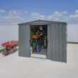 Arrow 8-ft x 10-ft Galvanized steel Metal Storage Shed