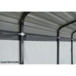 Arrow 12-ft W x 20-ft L x 7-ft H Gray Metal Carport enclosure