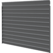 Arrow 0.1-ft W x 20-ft L x 9-ft H Charcoal Metal Carport enclosure