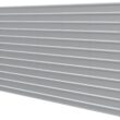 Arrow 0.1-ft W x 24-ft L x 9-ft H Eggshell Metal Carport enclosure