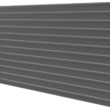 Arrow 0.1-ft W x 24-ft L x 9-ft H Charcoal Metal Carport enclosure
