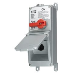 Hubbell Nonfusible Disconnect Switch Heavy Duty 600 V 3PST NEMA 12K 3R Lever