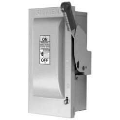 Siemens Fusible Safety Switch Heavy Duty 600 V 3PST NEMA 1 HF361N