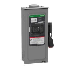 Square D VisiPacT 30 Amp Single phase/3-phase (240V) Fusible Outdoor Heavy-duty Safety Switch Disconnect