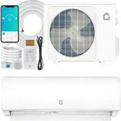 Garvee 11500 BTU Mini Split Air Conditioner and Heat Pump 17 SEER2 115V AC Cools Up to 750 Sq.Ft with Installation Kits