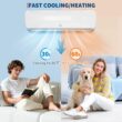 Garvee Ductless Mini Split AC 19 SEER2 9000 BTU Heat Pump for 450 SqFt 230V Ultra Quiet Inverter Air Conditioner System 3-in-1 White Garvee Ductless Mini Split AC 19 SEER2 9000 BTU Heat Pump for 450 SqFt 230V Ultra Quiet Inverter Air Conditioner System 3-in-1 White
