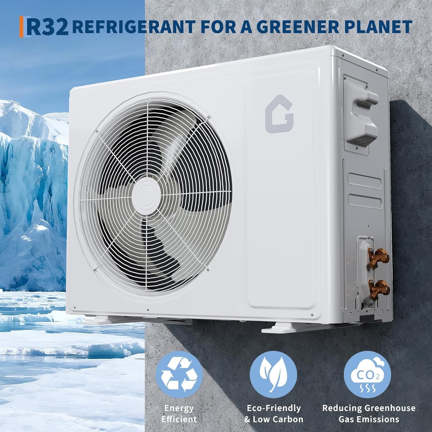 Garvee 9000 BTU Mini Split Air Conditioner Heat Pump 115V Energy Efficient Inverter Ductless System Complete Installation Kit Garvee 9000 BTU Mini Split Air Conditioner Heat Pump 115V Energy Efficient Inverter Ductless System Complete Installation Kit