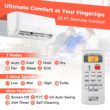 Costway 9000 BTU Mini Split Air Conditioner and Heater with 0.75 Ton Pre-Charged Heat Pump