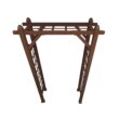 Oakland Living 4.27-ft W x 6.89-ft H Flat Brown Extruded aluminum Garden Arbor Oakland Living 4.27-ft W x 6.89-ft H Flat Brown Extruded aluminum Garden Arbor