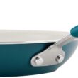 Rachael Ray Cucina Ceramic Cookware Set - 13 Pieces - Ceramic Pots and Pans Set w/Nonstick Frying Pans, Saute Pan, Saucepans, Stockpot, Lids, Pan Protectors & Cooking Utensils - Marine Blue Rachael Ray Cucina Ceramic Cookware Set - 13 Pieces - Ceramic Pots and Pans Set w/Nonstick Frying Pans, Saute Pan, Saucepans, Stockpot, Lids, Pan Protectors & Cooking Utensils - Marine Blue