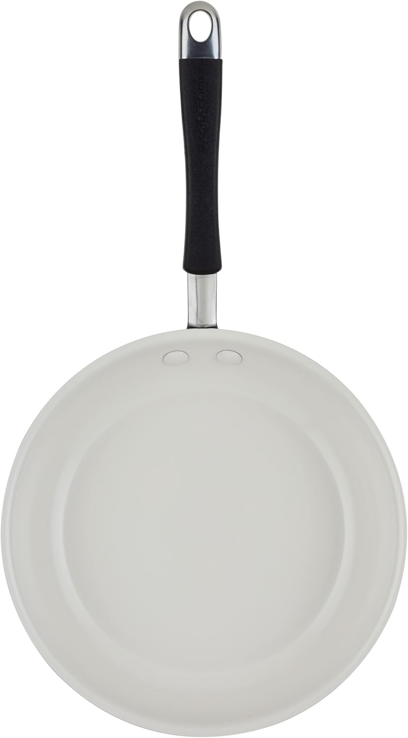 Rachael Ray Cucina Ceramic Cookware Set - 13 Pieces - Ceramic Pots and Pans Set w/Nonstick Frying Pans, Saute Pan, Saucepans, Stockpot, Lids, Pan Protectors & Cooking Utensils - Peppercorn Rachael Ray Cucina Ceramic Cookware Set - 13 Pieces - Ceramic Pots and Pans Set w/Nonstick Frying Pans, Saute Pan, Saucepans, Stockpot, Lids, Pan Protectors & Cooking Utensils - Peppercorn